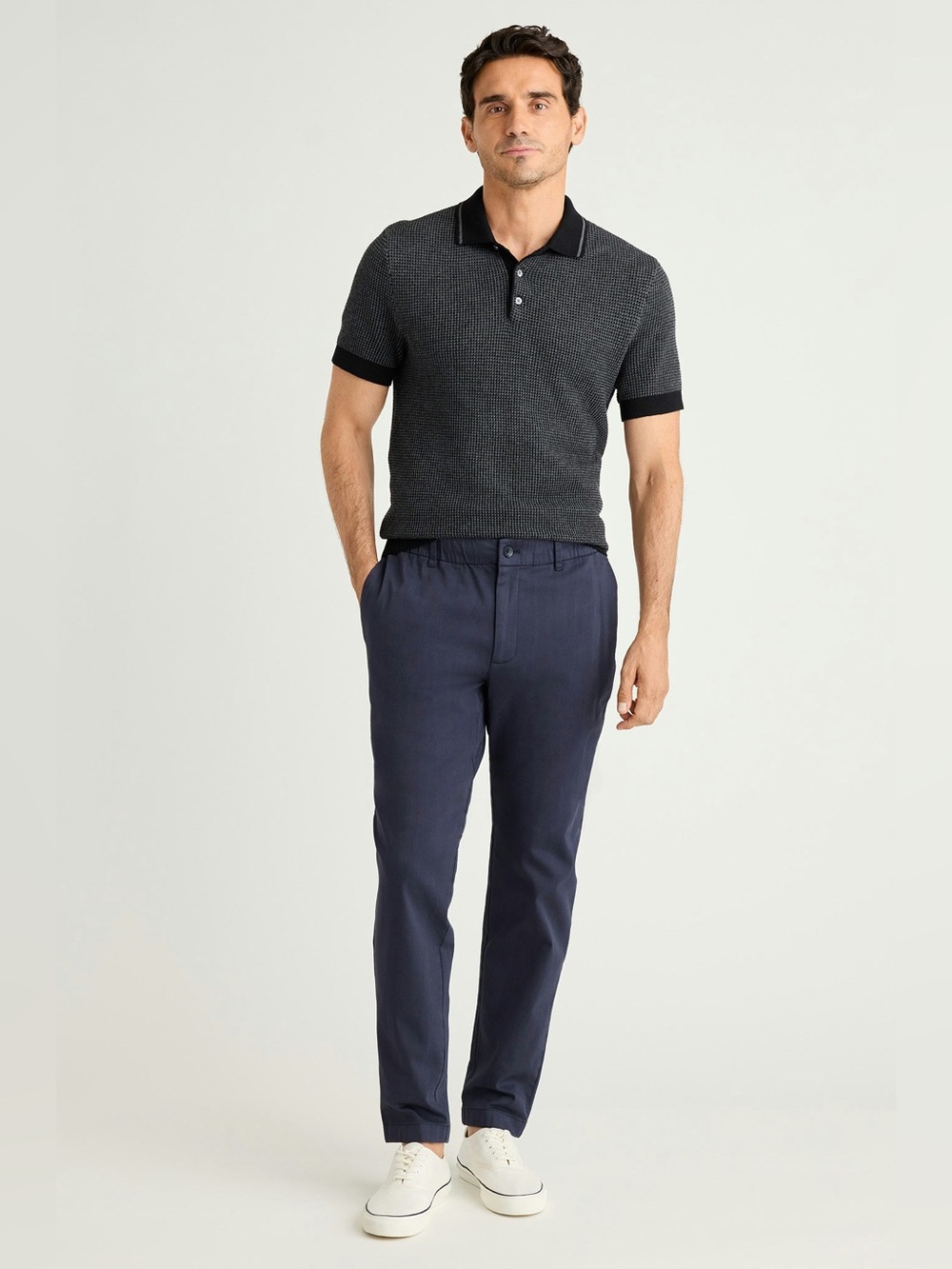 Bonobos The Off-Duty Pant Navy Drawstring Elastic Waist Travel Medium Short